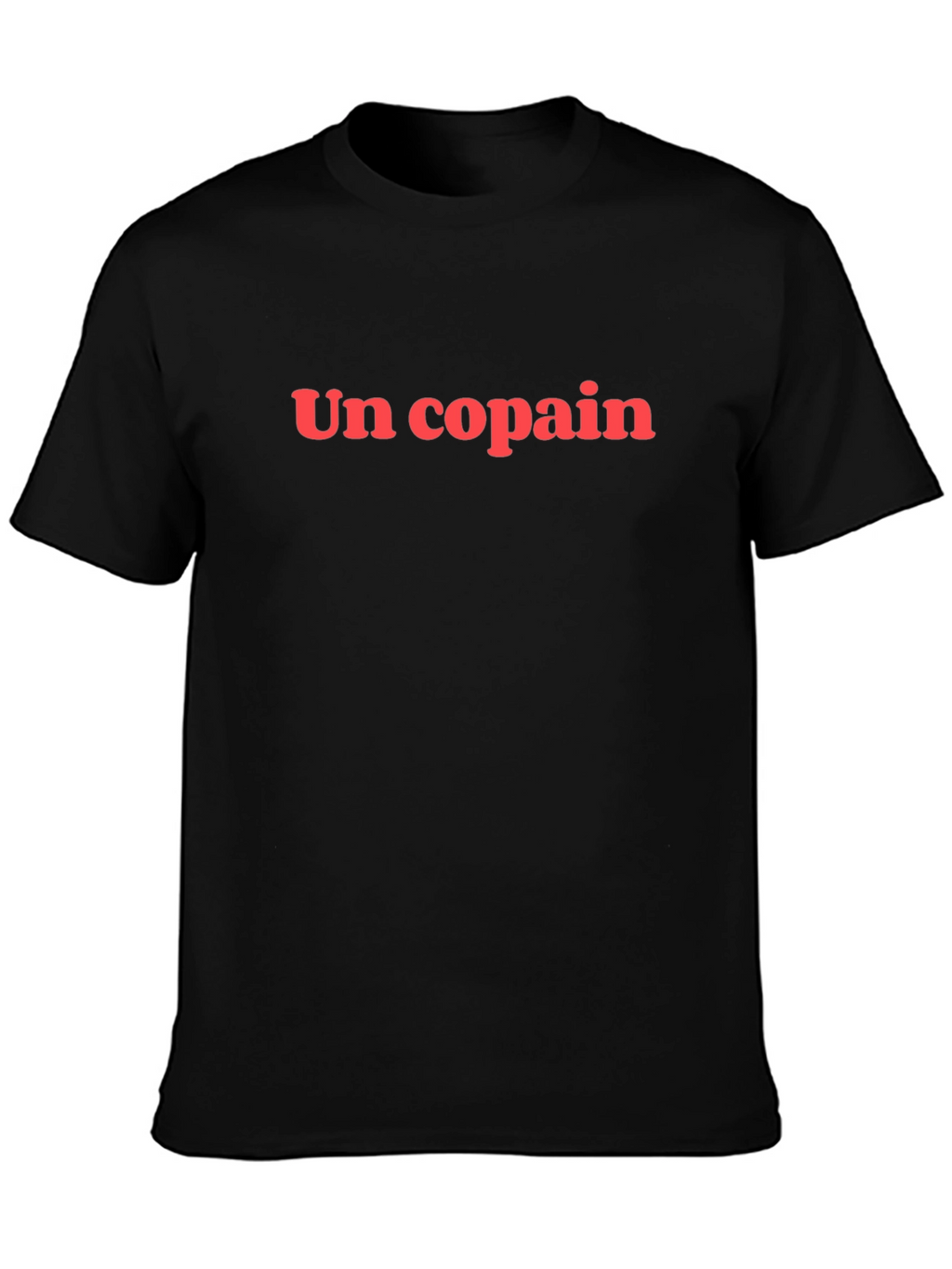 Un Copain T-Shirt - Friend Black Tee