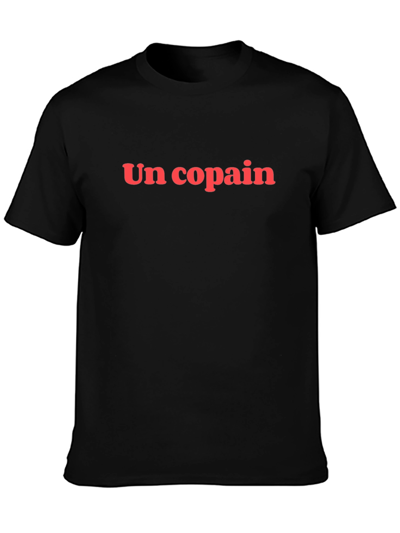 Un Copain T-Shirt - Friend Black Tee