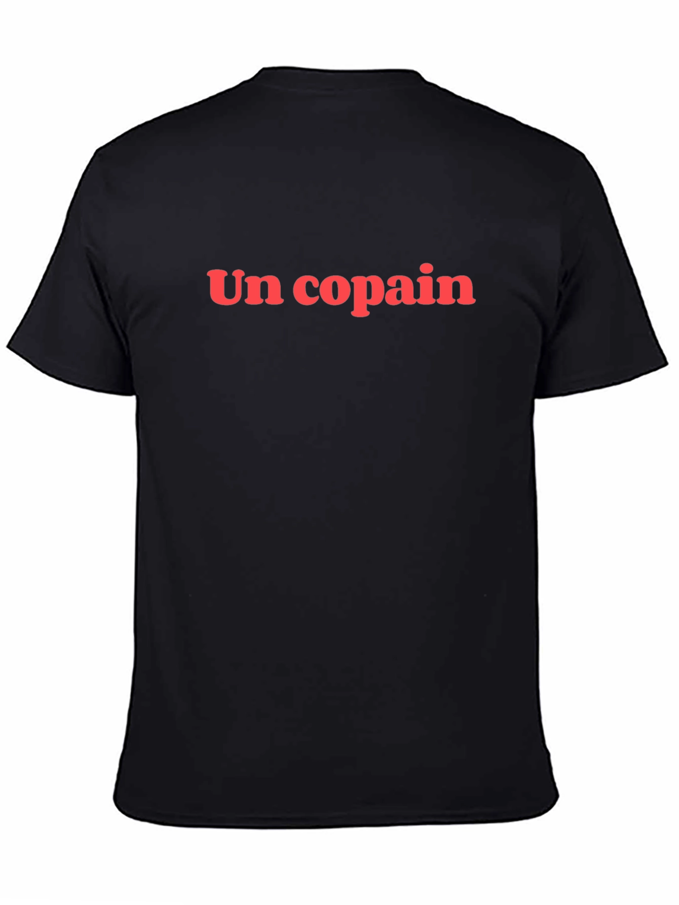 Un Copain T-Shirt - Friend Black Tee