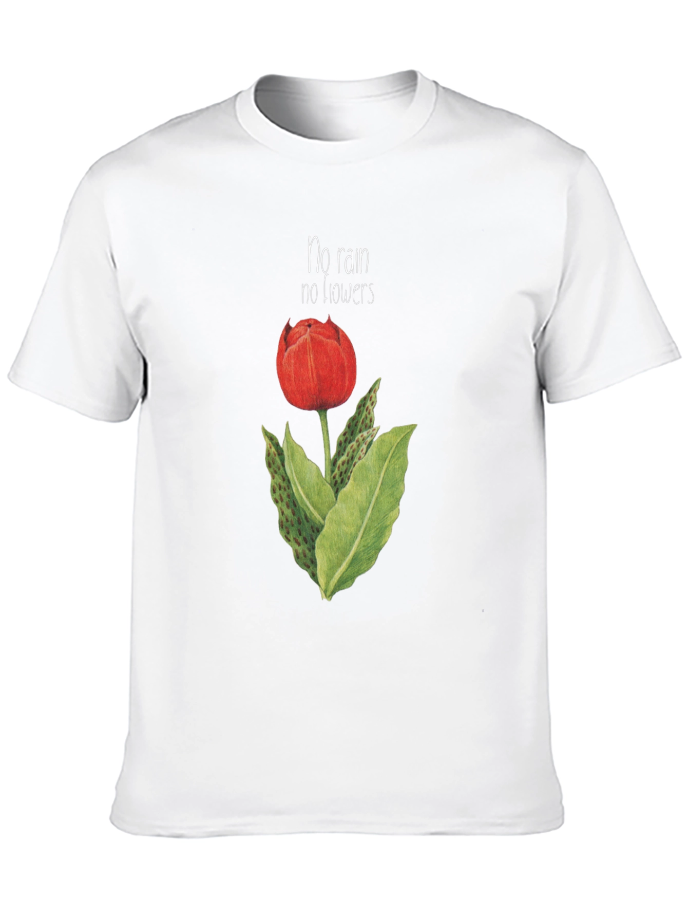 No Rain No Flowers Graphic T-Shirt