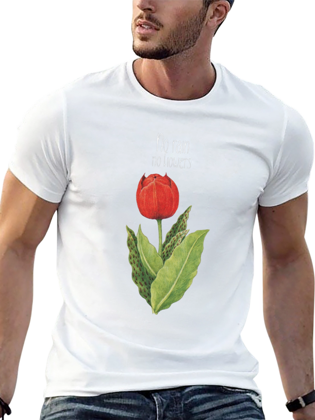 No Rain No Flowers Graphic T-Shirt