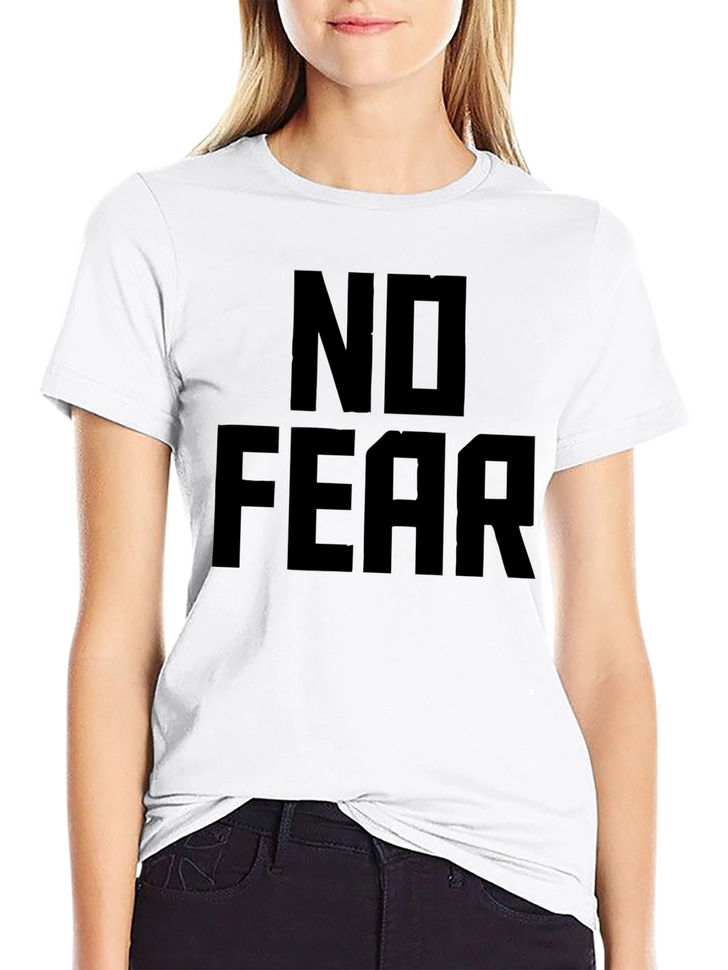 No Fear Black Graphic Tee Shirt