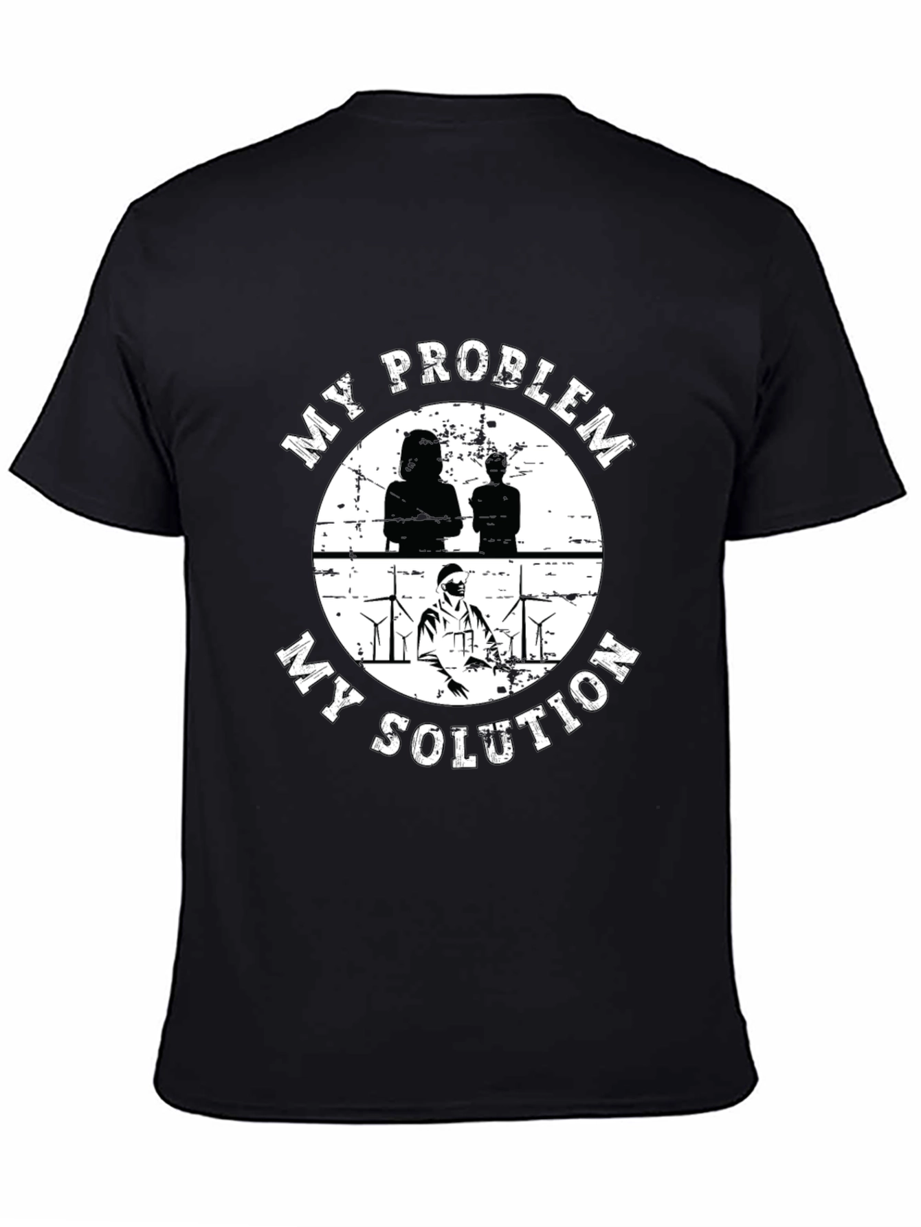 Problem Solver Black T-Shirt
