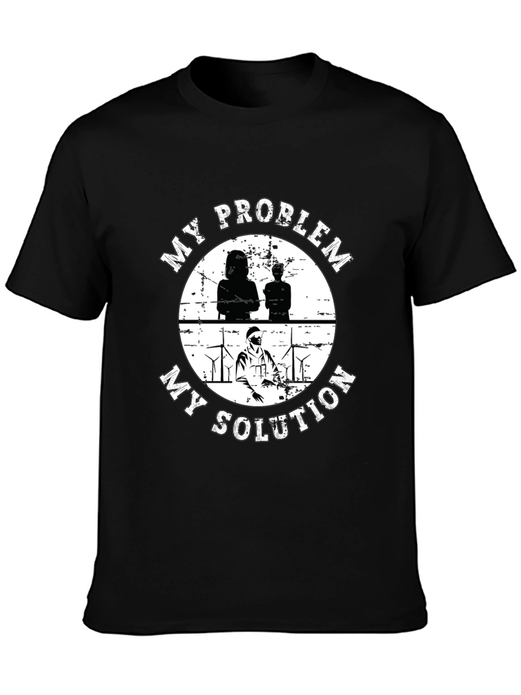 Problem Solver Black T-Shirt
