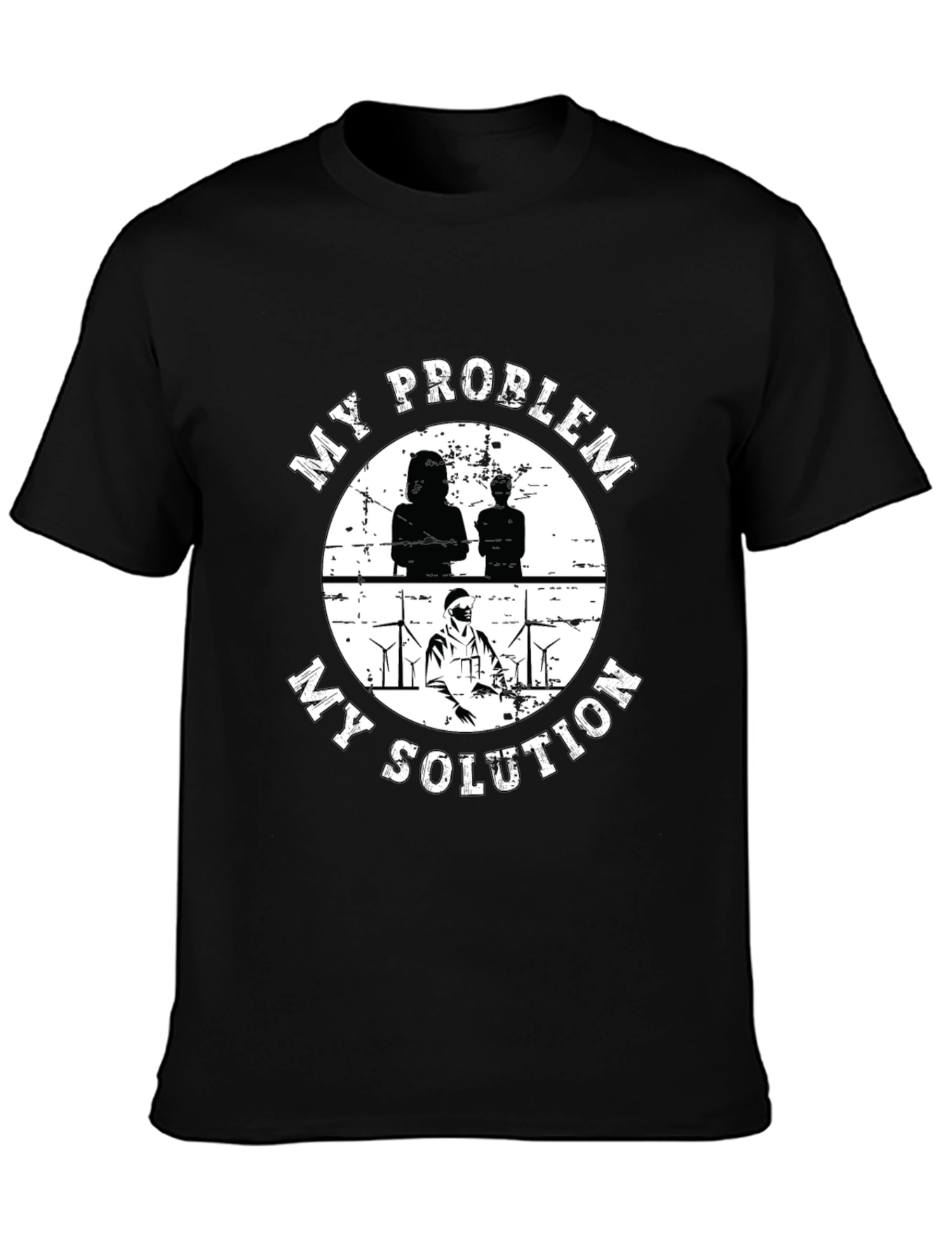 Problem Solver Black T-Shirt