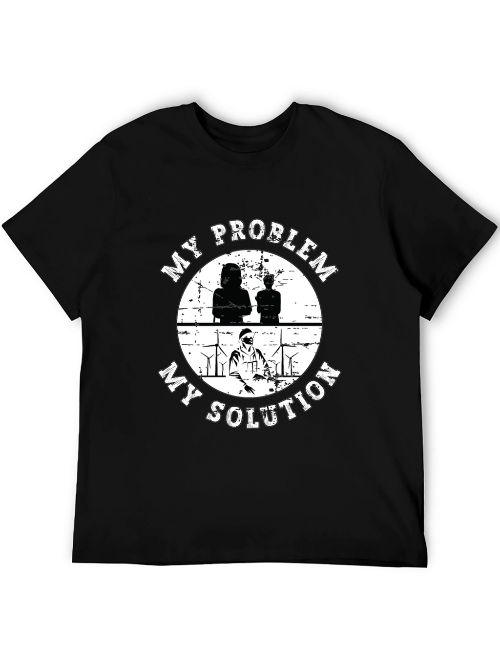 Problem Solver Black T-Shirt