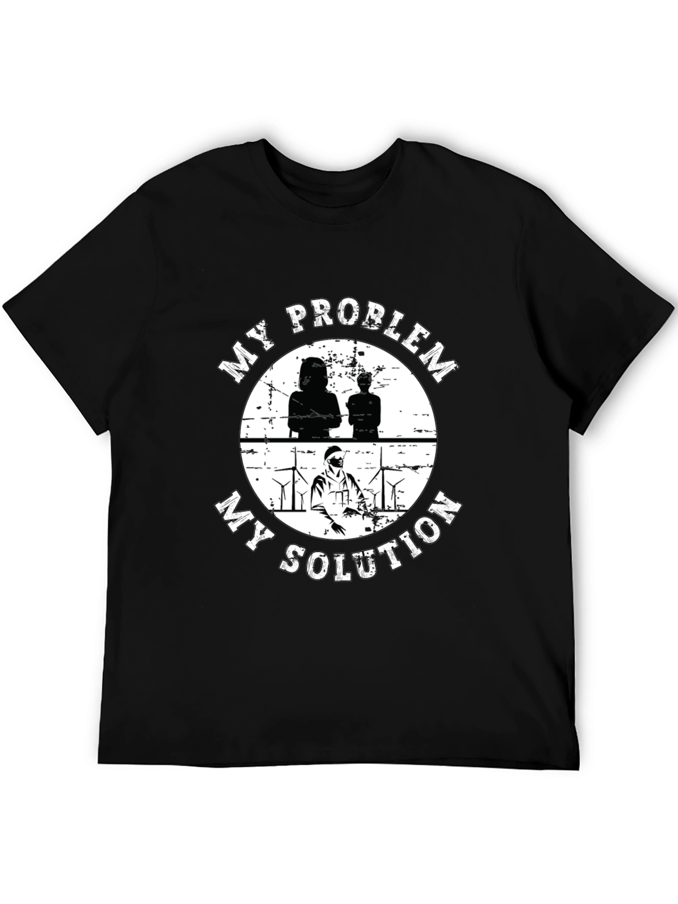 Problem Solver Black T-Shirt