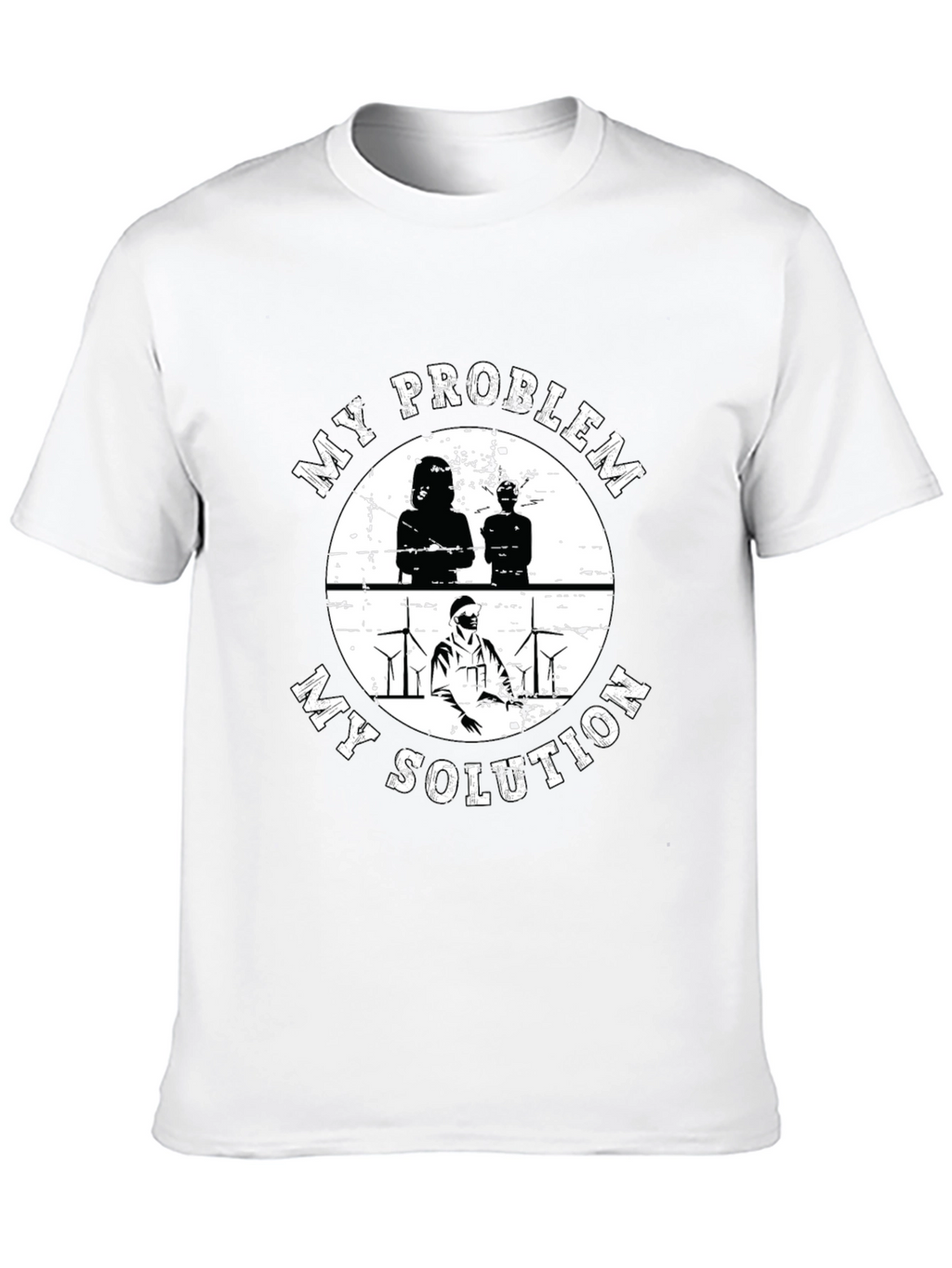 Problem Solver Black T-Shirt