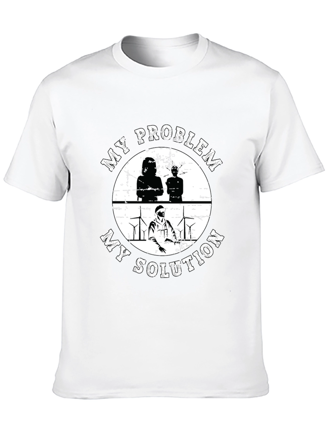 Problem Solver Black T-Shirt
