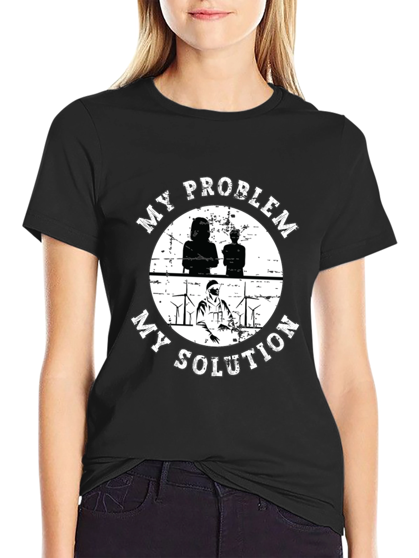 Problem Solver Black T-Shirt