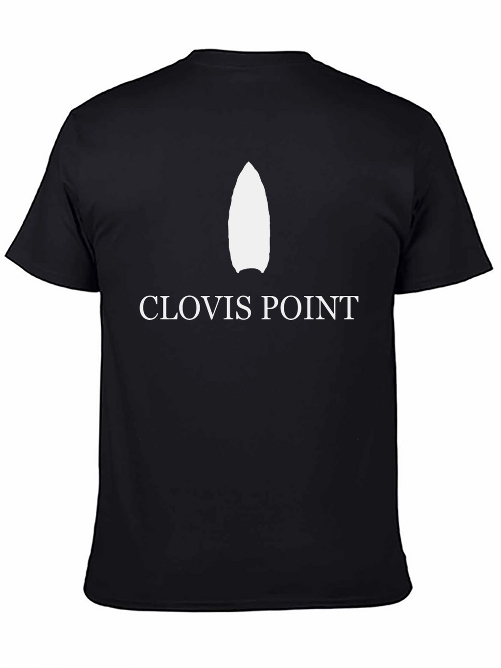 Clovis Point Graphic Tee - Black Cotton T-Shirt