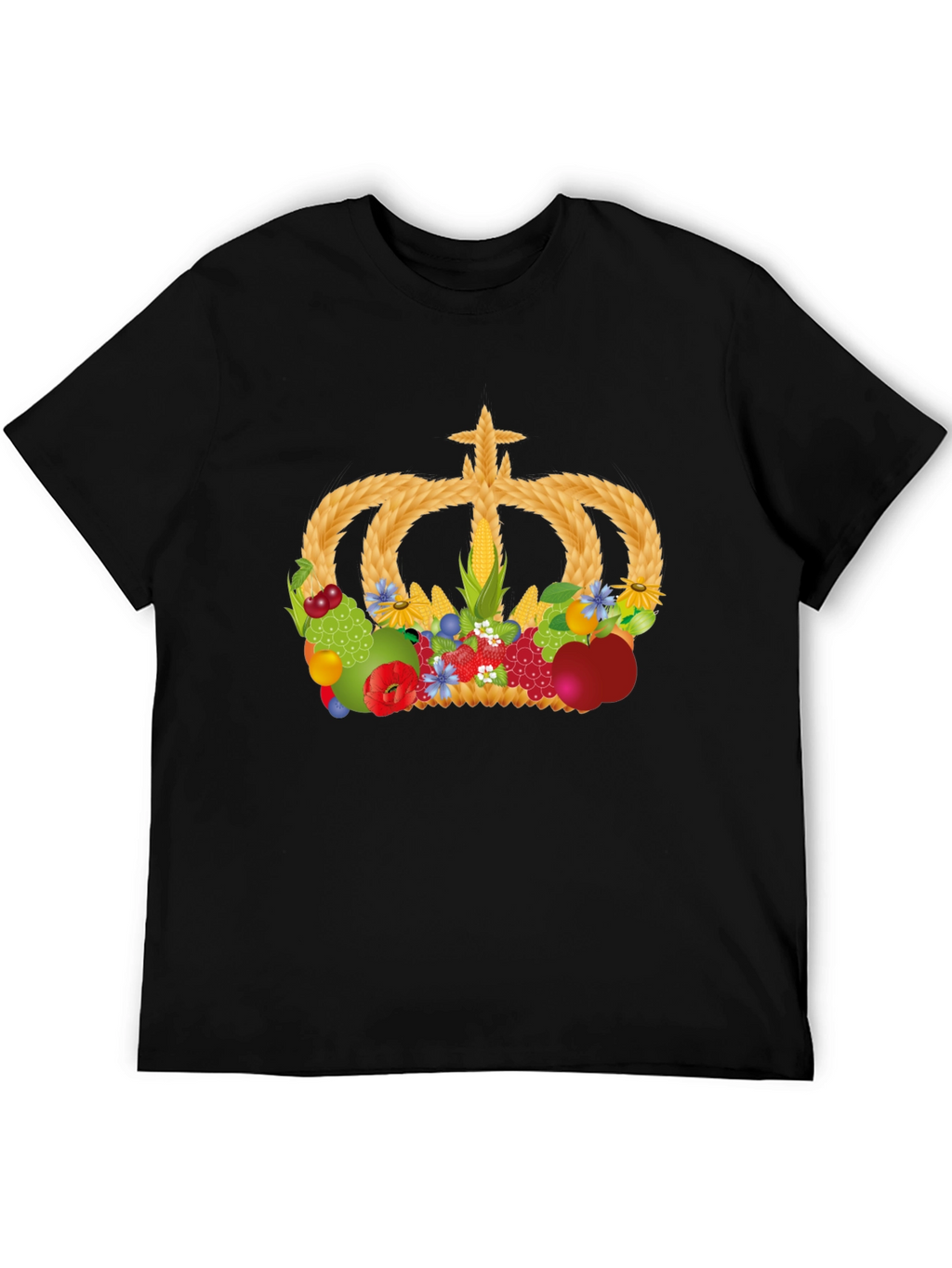 Harvest Crown Graphic T-Shirt - Unisex Black Tee