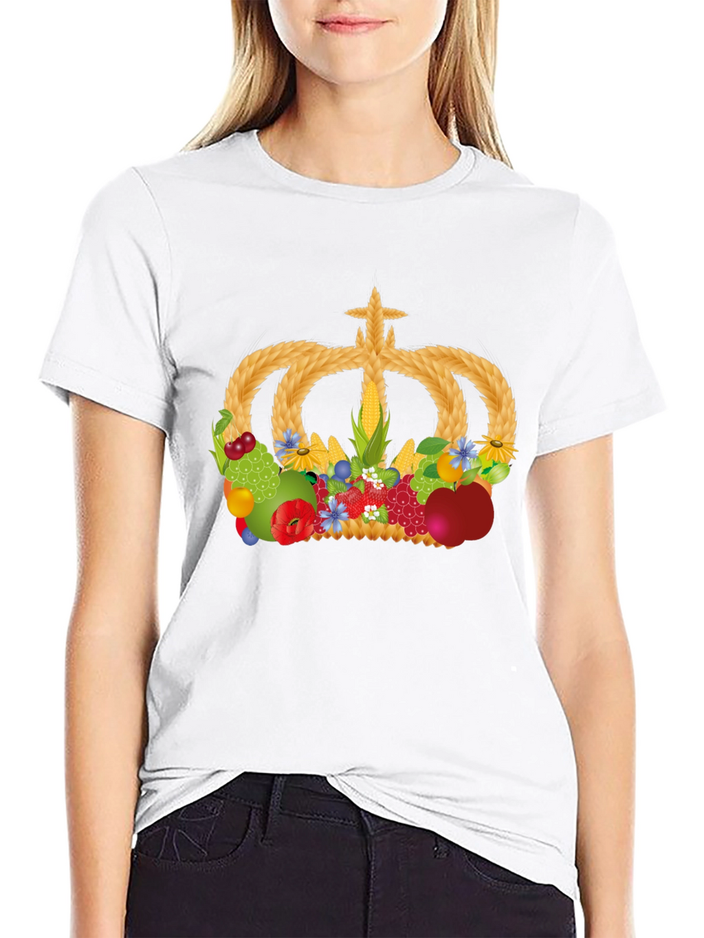 Harvest Crown Graphic T-Shirt - Unisex Black Tee
