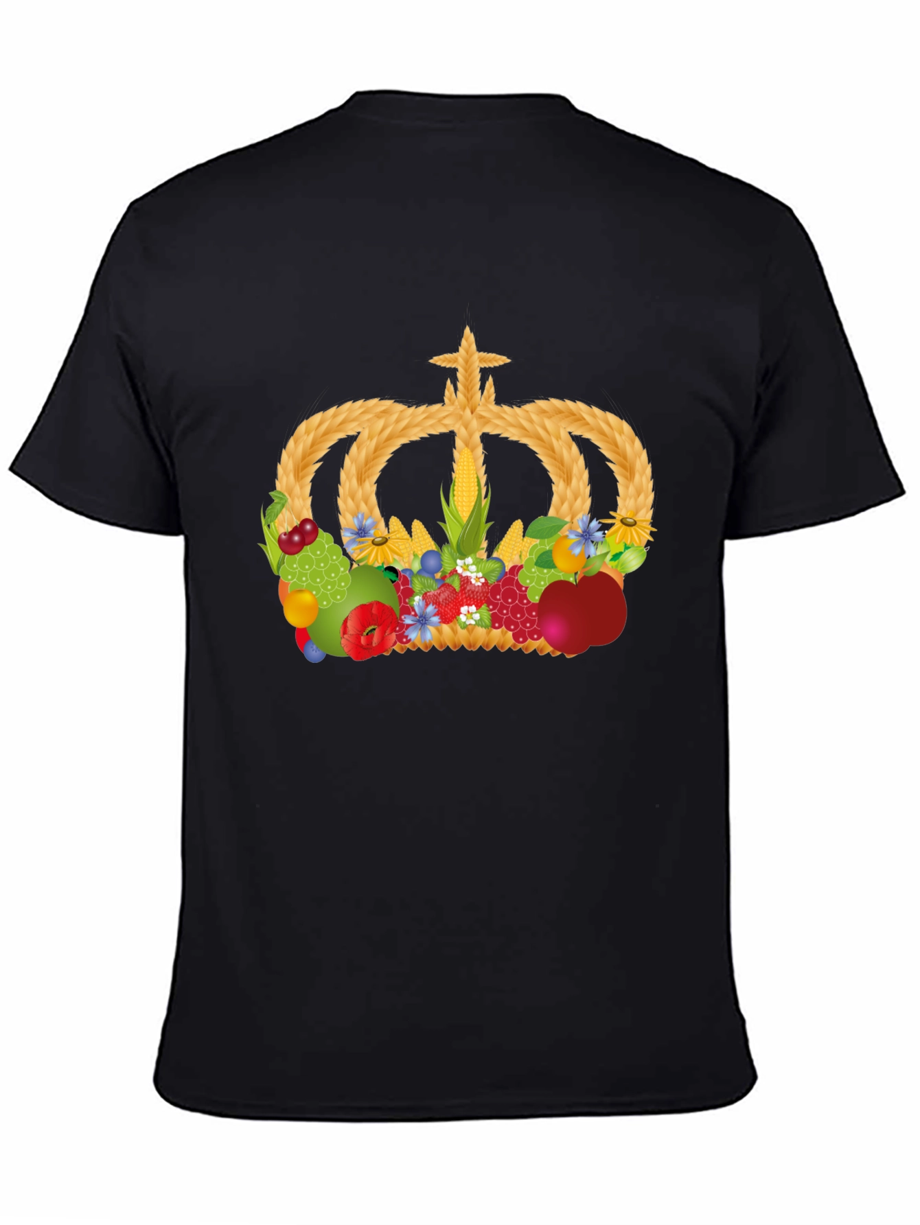 Harvest Crown Graphic T-Shirt - Unisex Black Tee