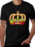 Harvest Crown Graphic T-Shirt - Unisex Black Tee