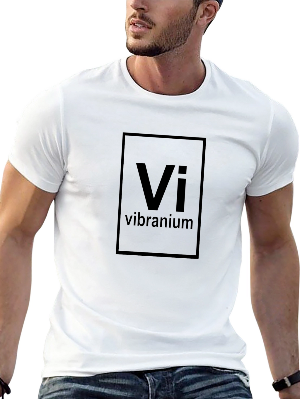 Vibranium Periodic Table Element T-Shirt