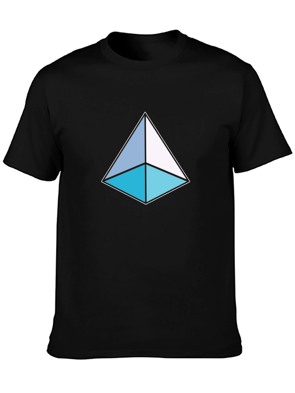 Geometric Triangle T-Shirt - Modern Design