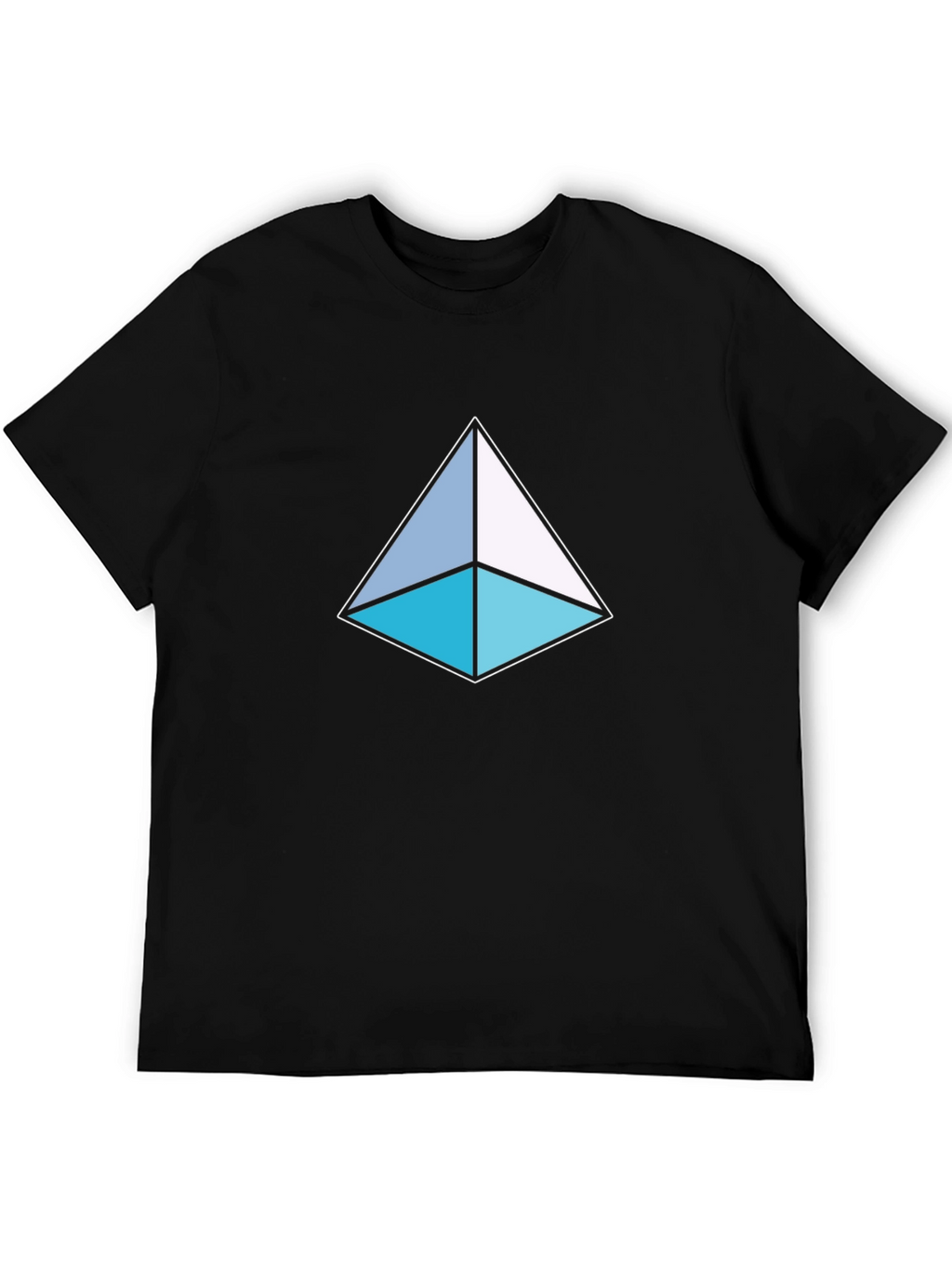 Geometric Triangle T-Shirt - Modern Design
