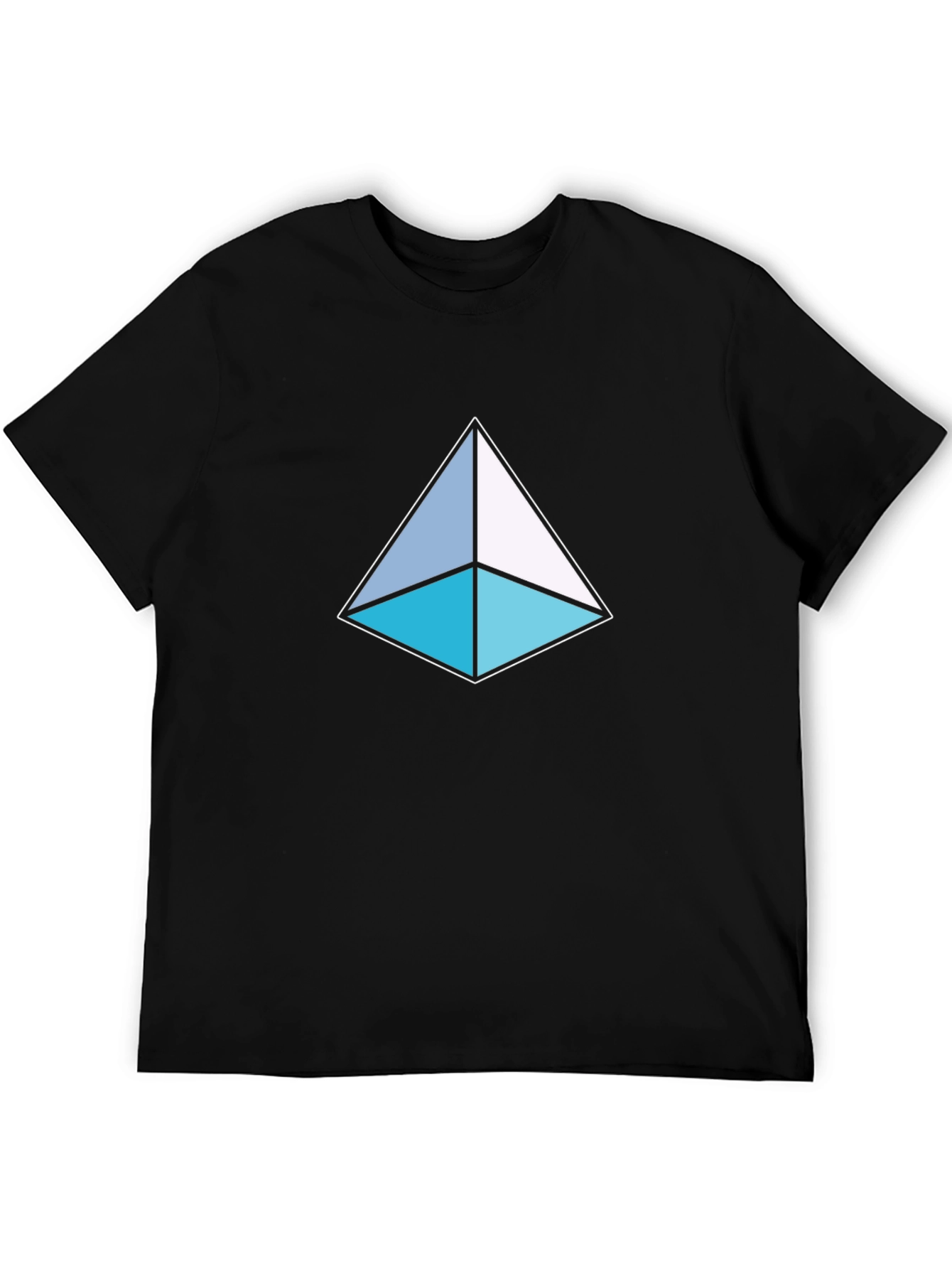 Geometric Triangle T-Shirt - Modern Design