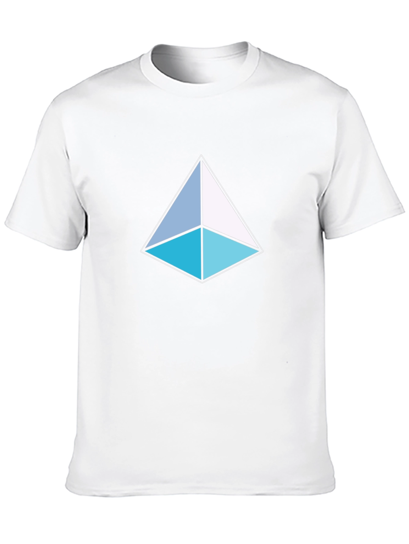 Geometric Triangle T-Shirt - Modern Design