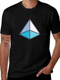 Geometric Triangle T-Shirt - Modern Design