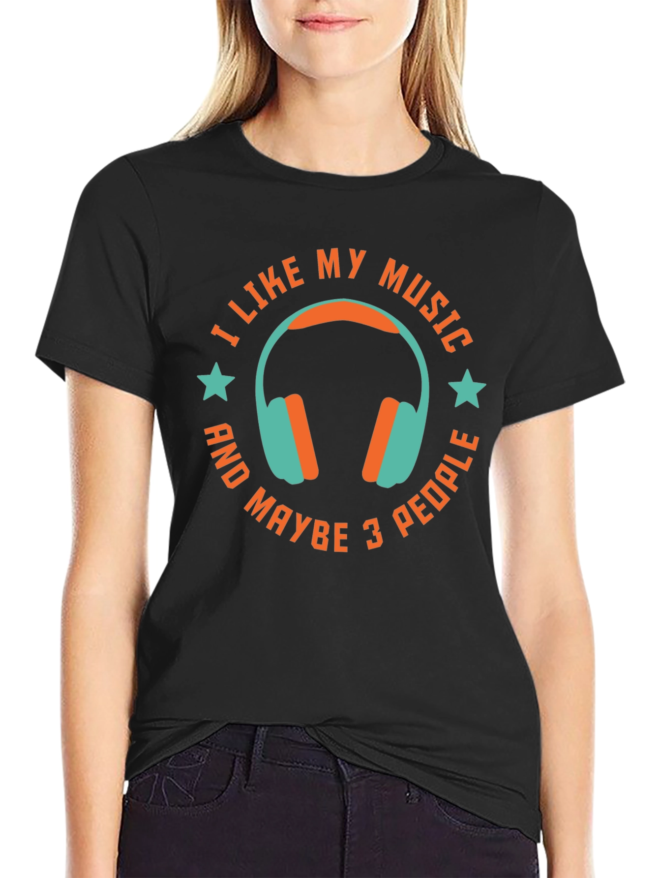 I Like My Music & Maybe 3 People T-Shirt