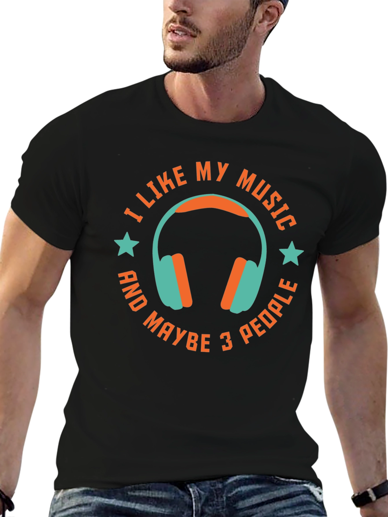 I Like My Music & Maybe 3 People T-Shirt