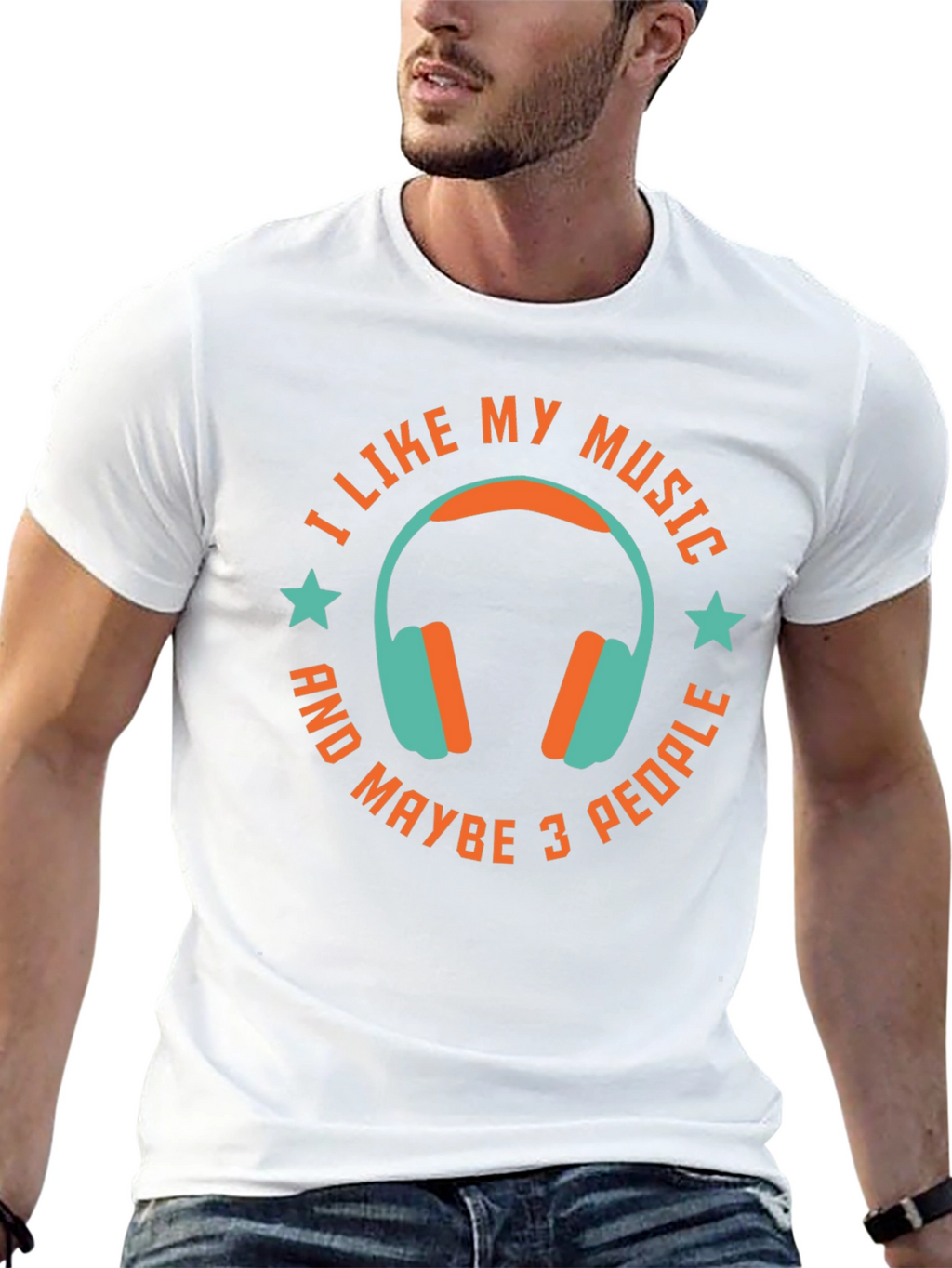 I Like My Music & Maybe 3 People T-Shirt