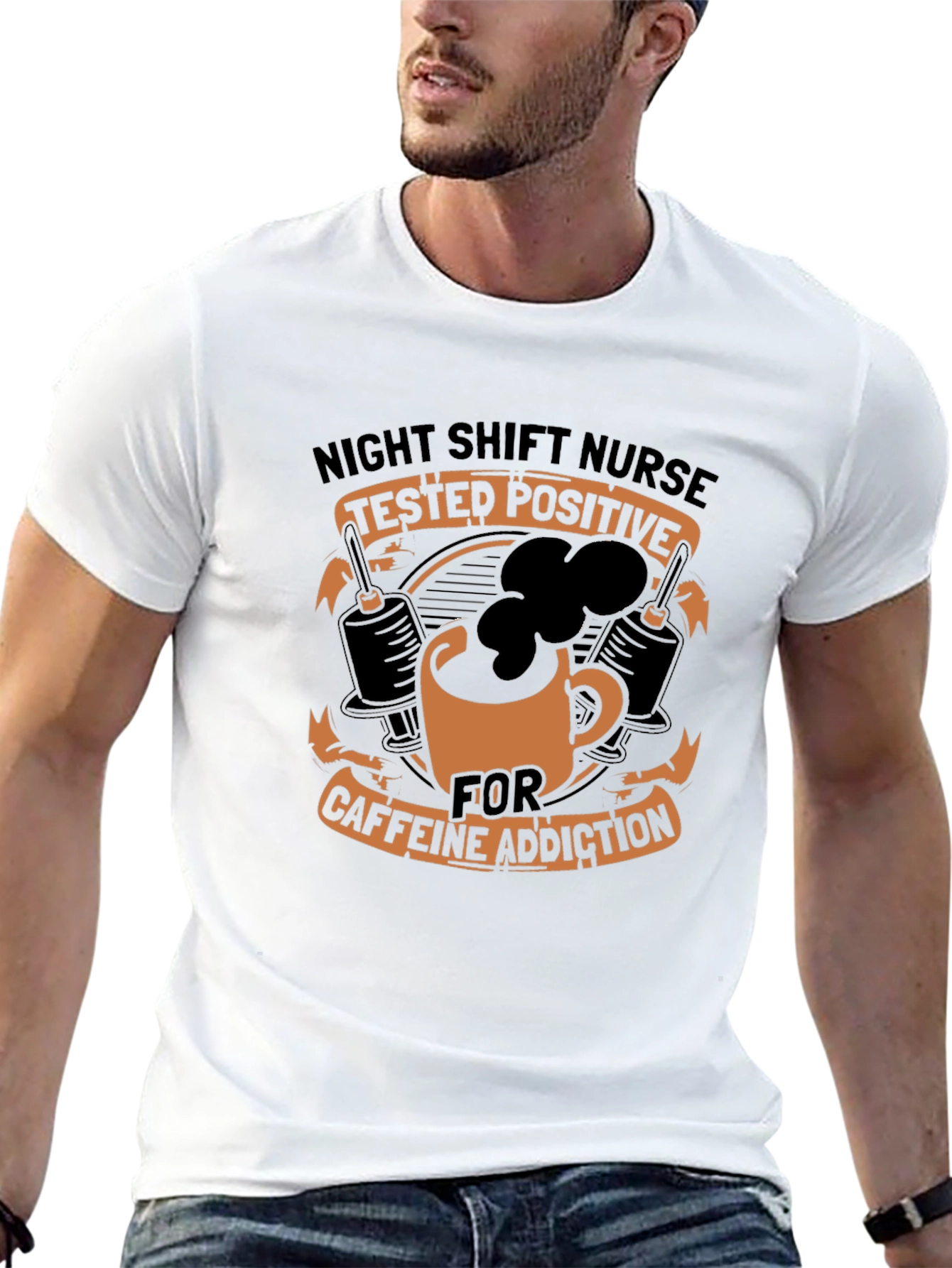Night Shift Nurse Caffeine T-Shirt