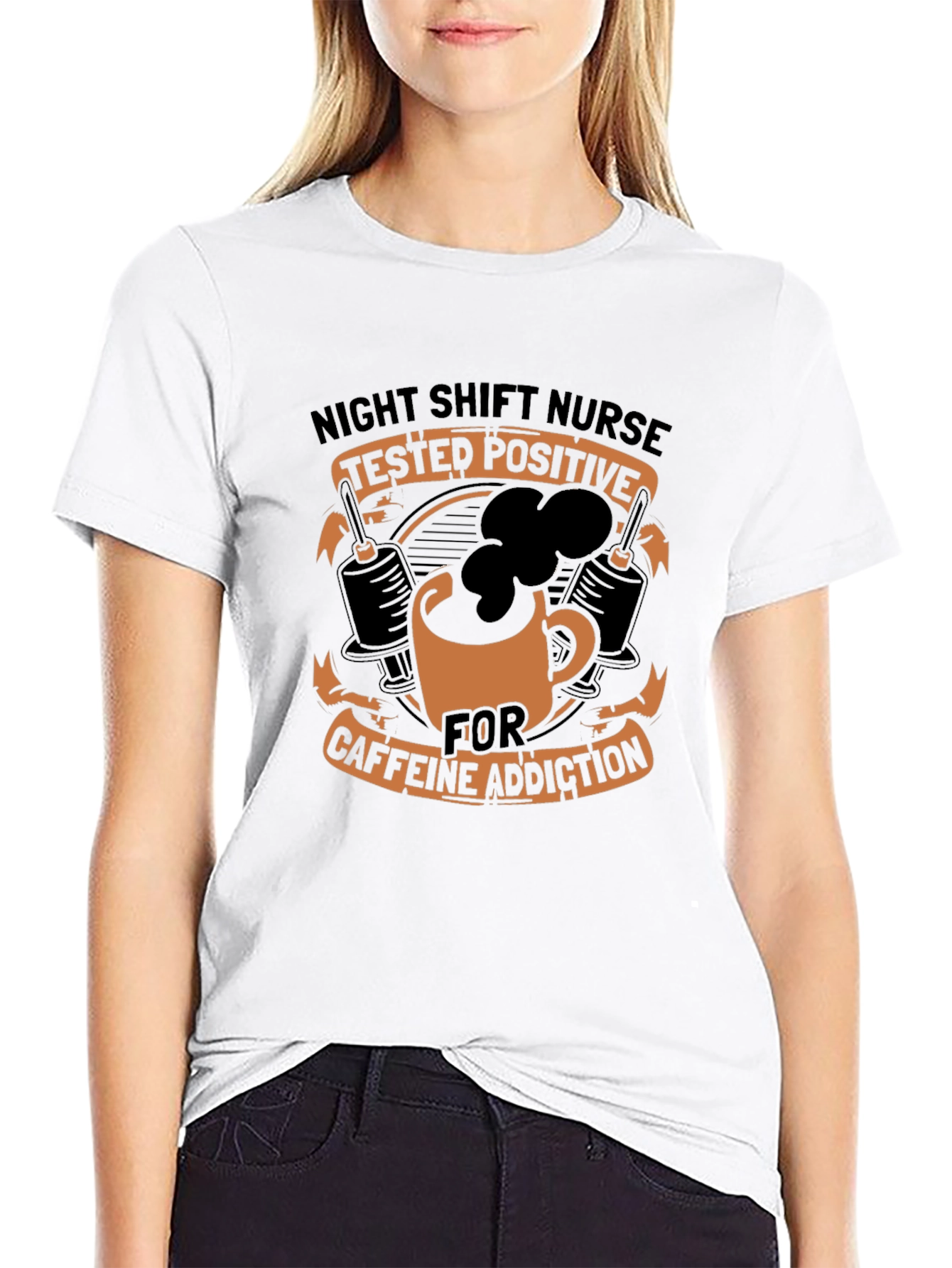 Night Shift Nurse Caffeine T-Shirt