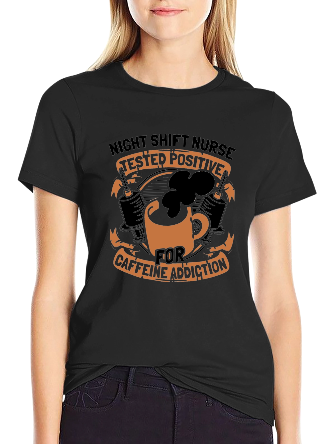 Night Shift Nurse Caffeine T-Shirt