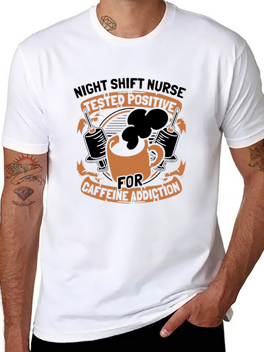 Night Shift Nurse Caffeine T-Shirt