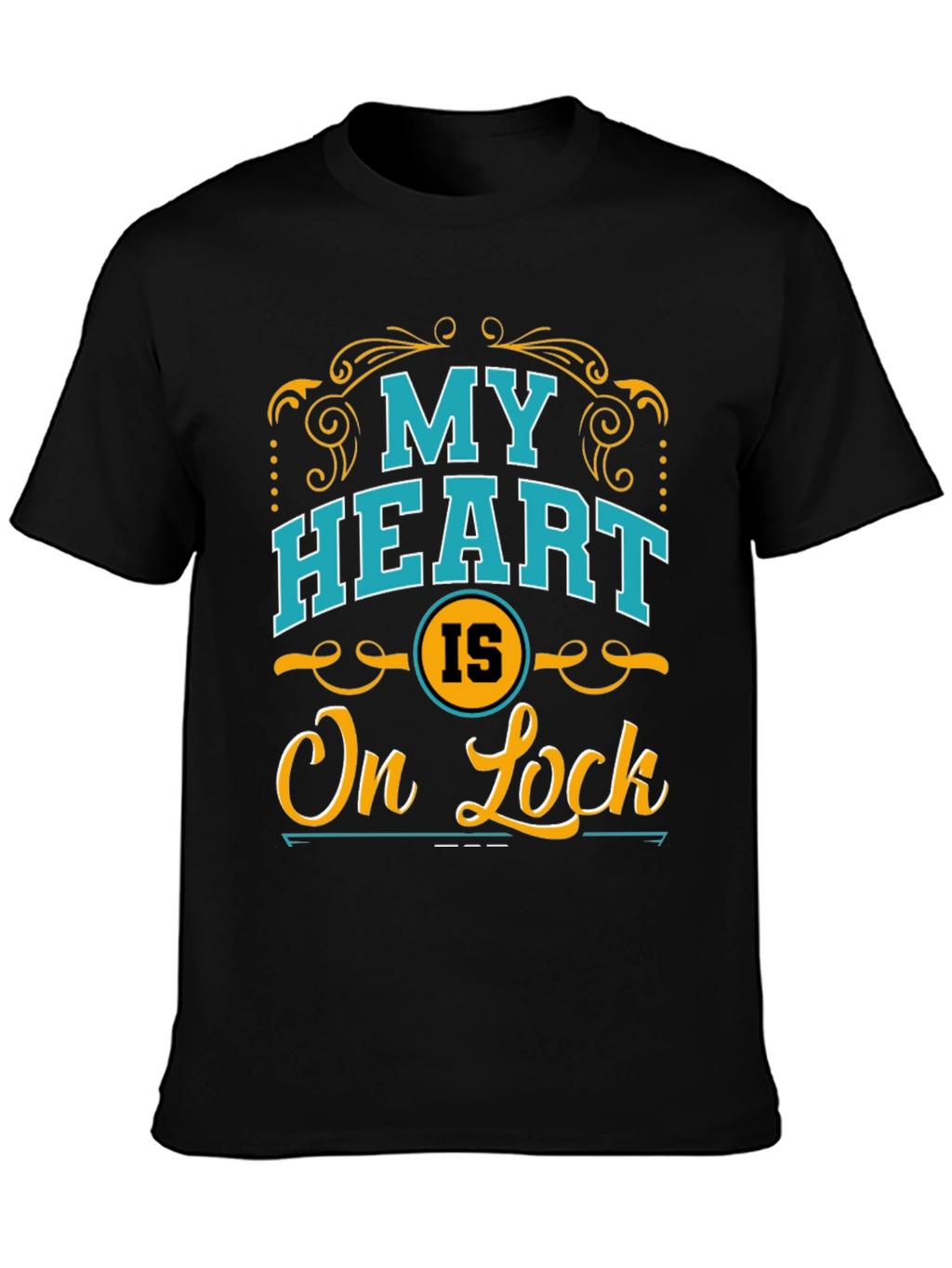 My Heart Is On Lock Graphic T-Shirt