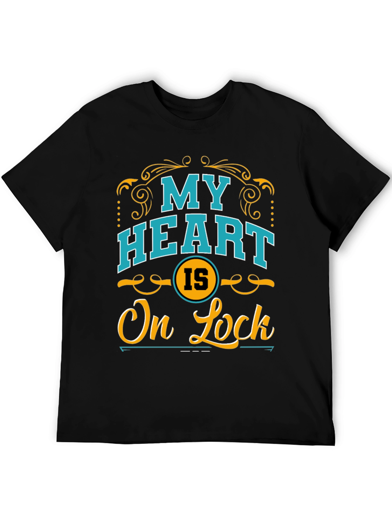 My Heart Is On Lock Graphic T-Shirt