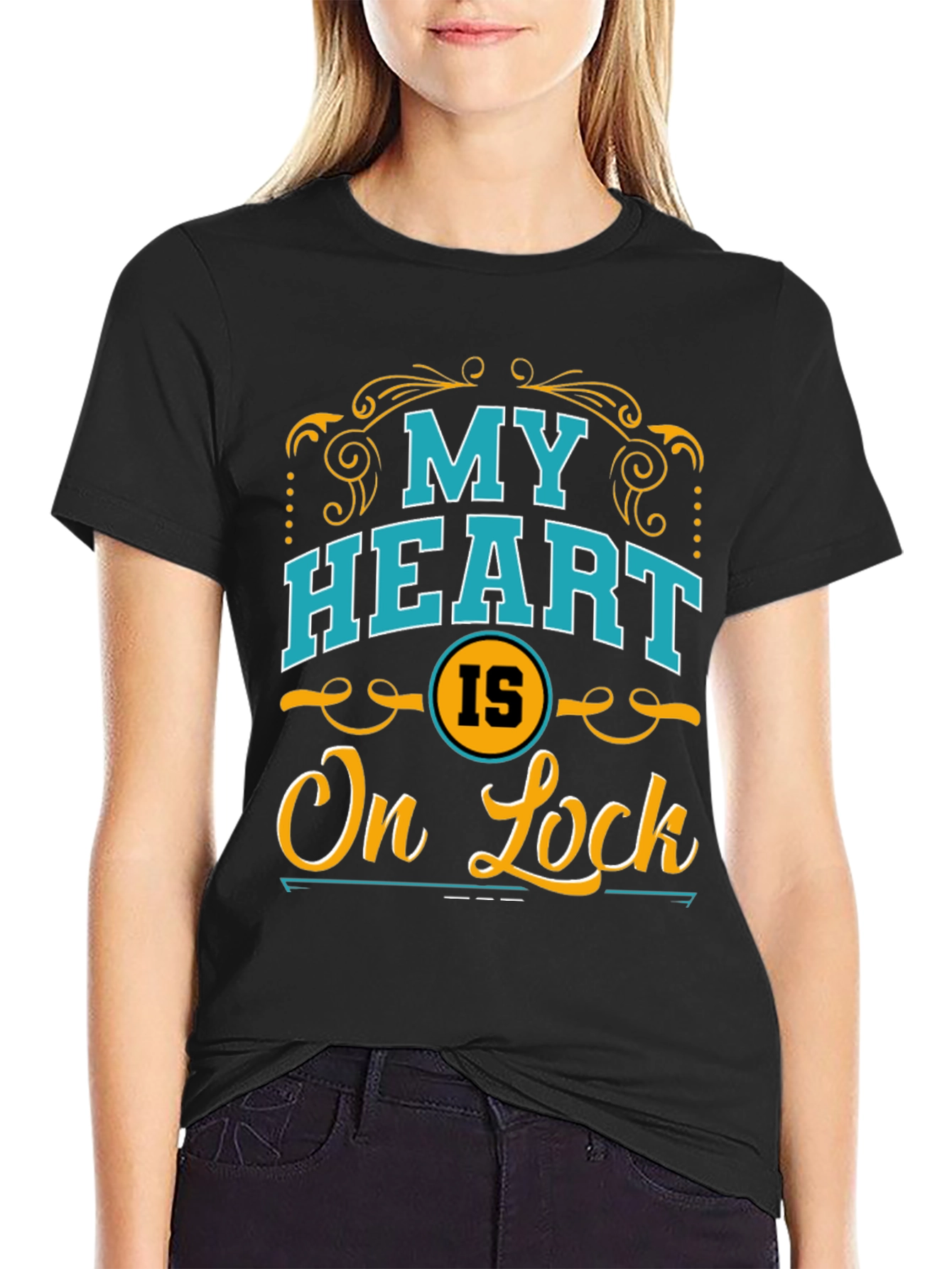 My Heart Is On Lock Graphic T-Shirt