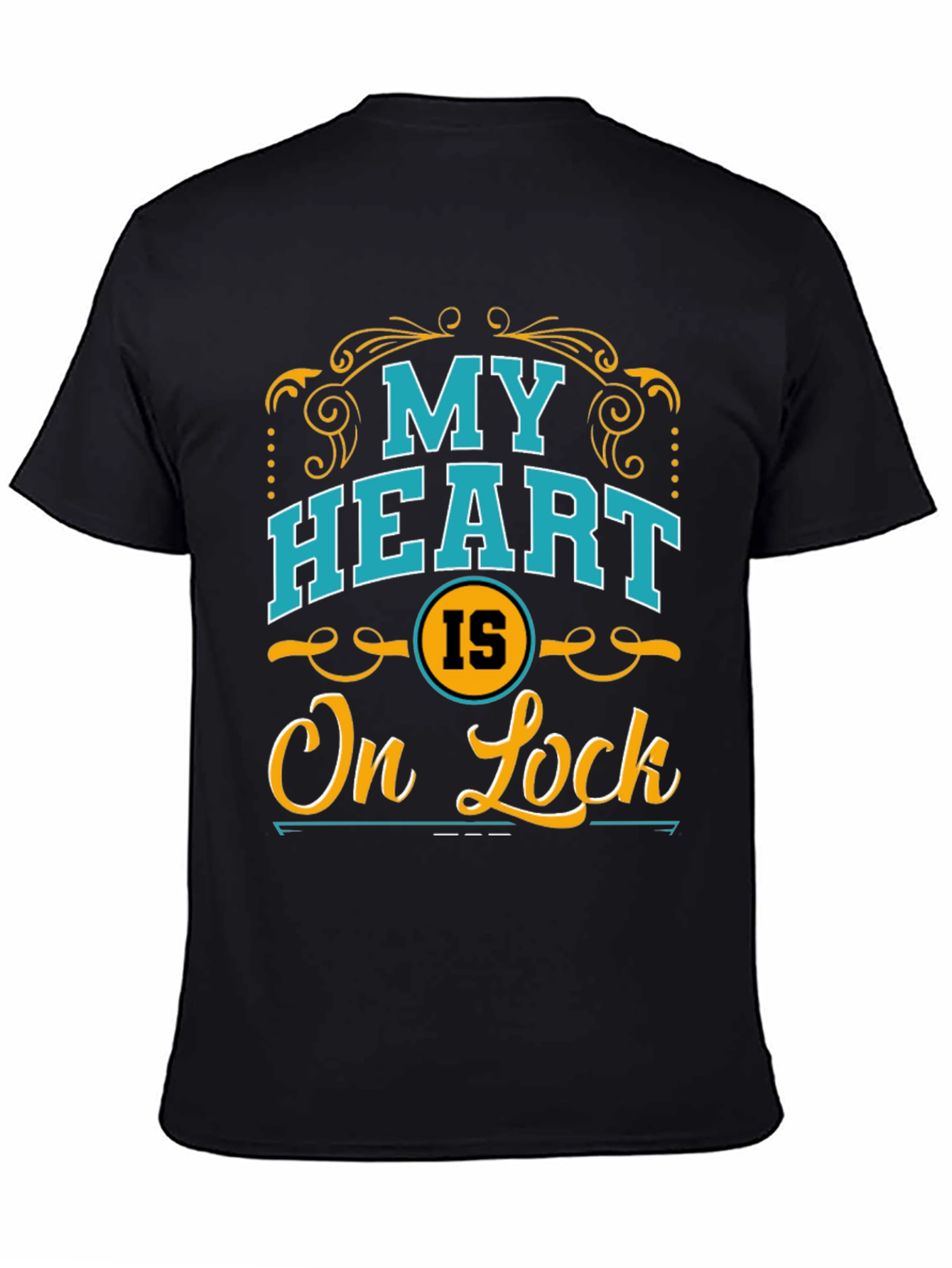 My Heart Is On Lock Graphic T-Shirt