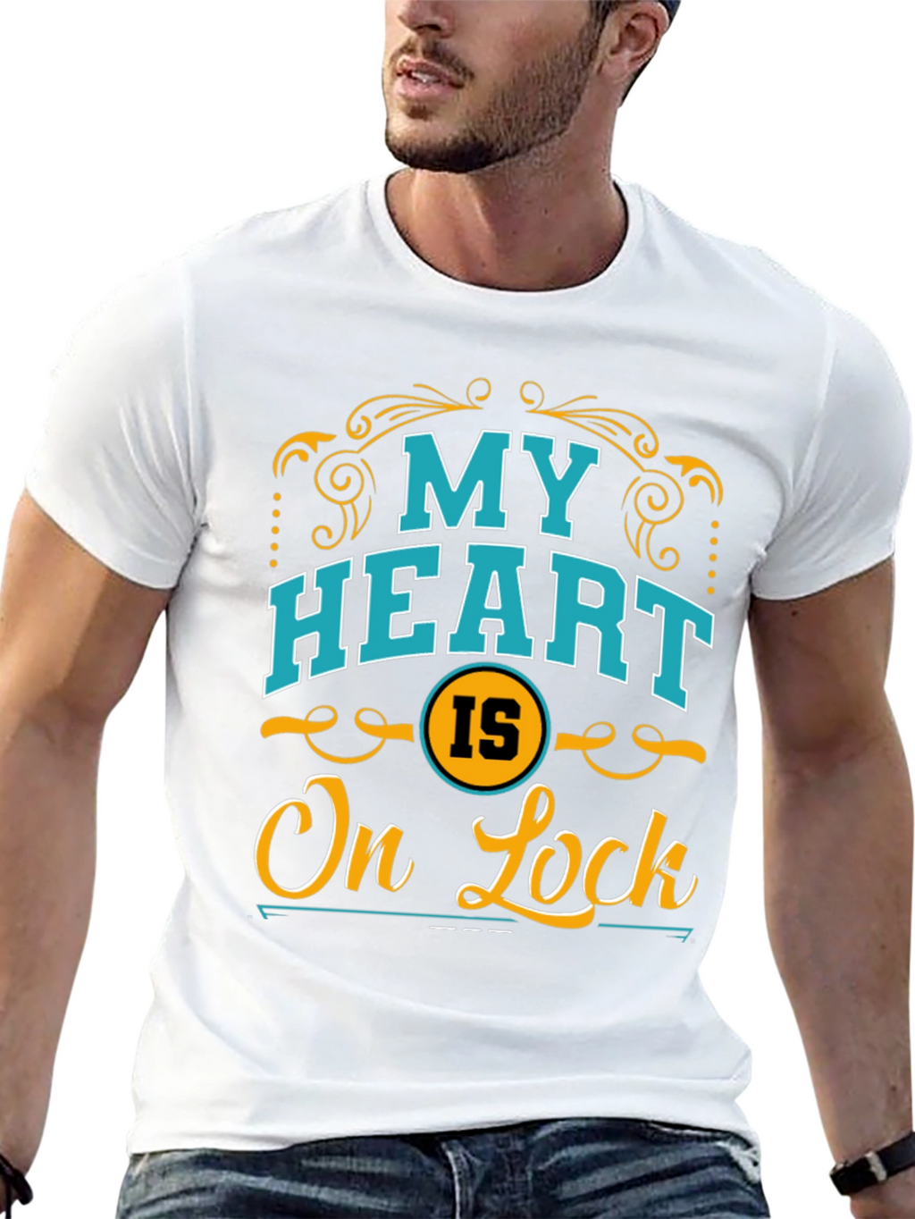 My Heart Is On Lock Graphic T-Shirt