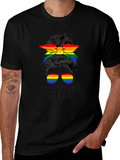 Vaccinated Mom Hugs T-Shirt Rainbow Bandana