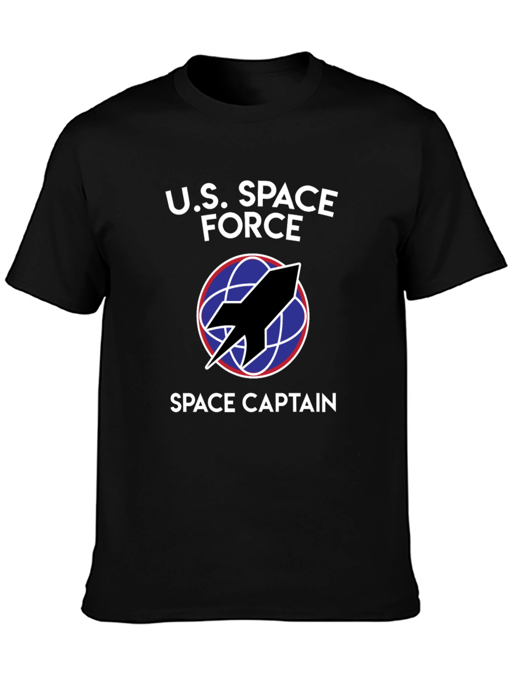 U.S. Space Force Space Captain Black T-Shirt