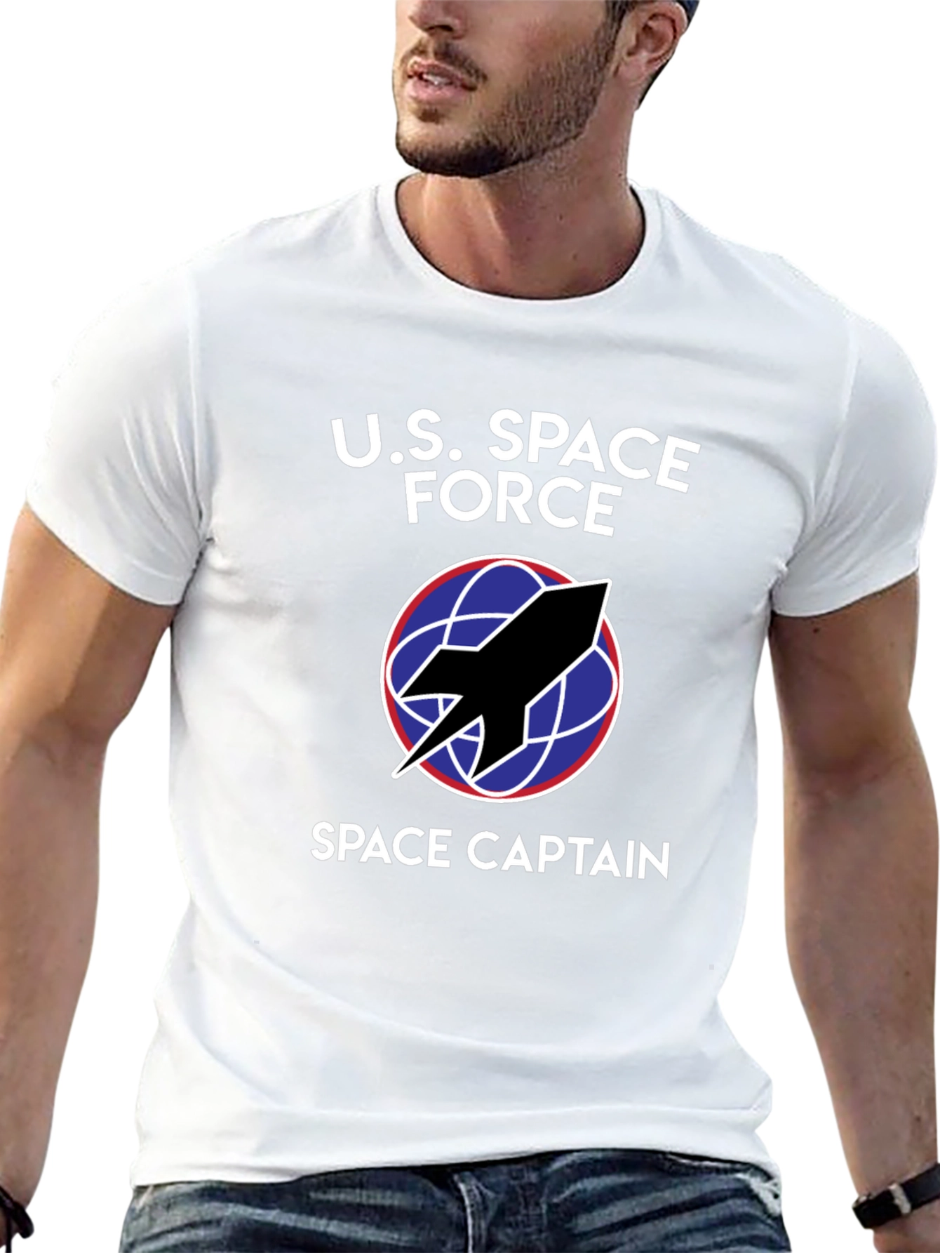 U.S. Space Force Space Captain Black T-Shirt