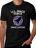 U.S. Space Force Space Captain Black T-Shirt