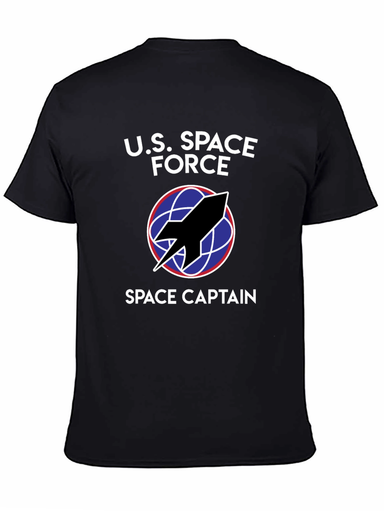 U.S. Space Force Space Captain Black T-Shirt