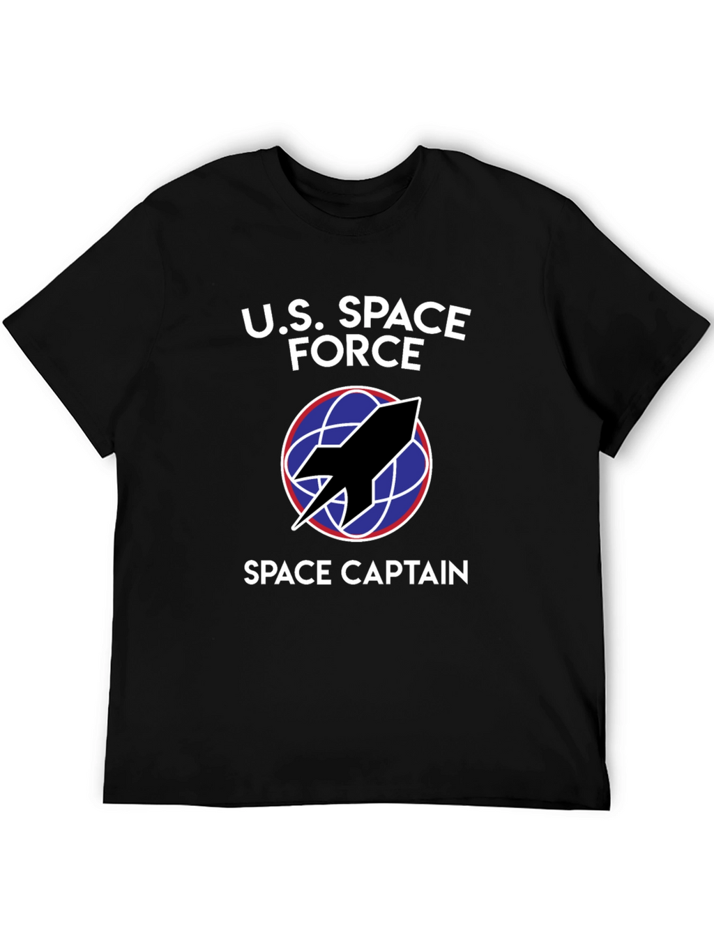 U.S. Space Force Space Captain Black T-Shirt