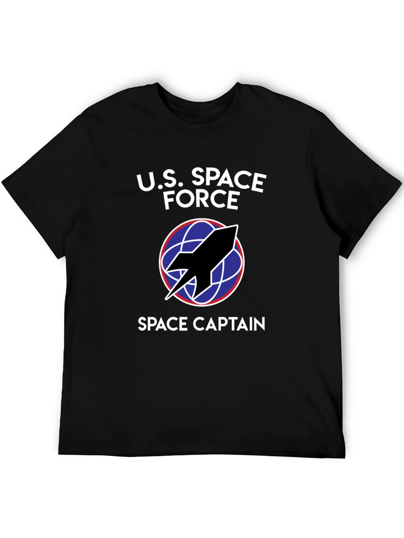 U.S. Space Force Space Captain Black T-Shirt