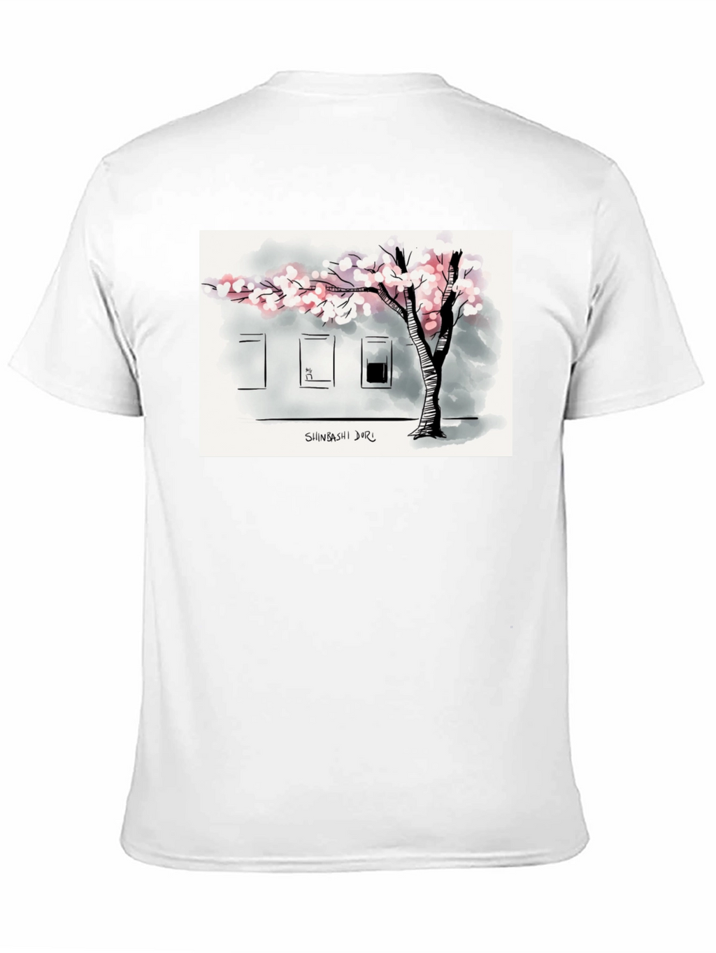 Shinbashi Dori T-Shirt - Urban Tree Design