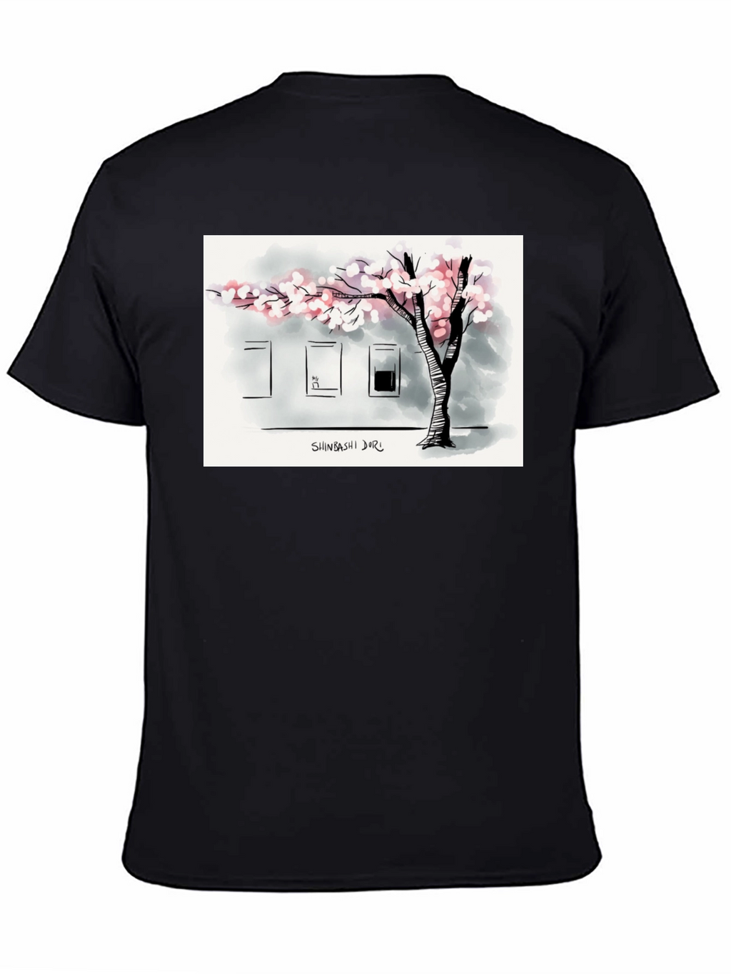 Shinbashi Dori T-Shirt - Urban Tree Design