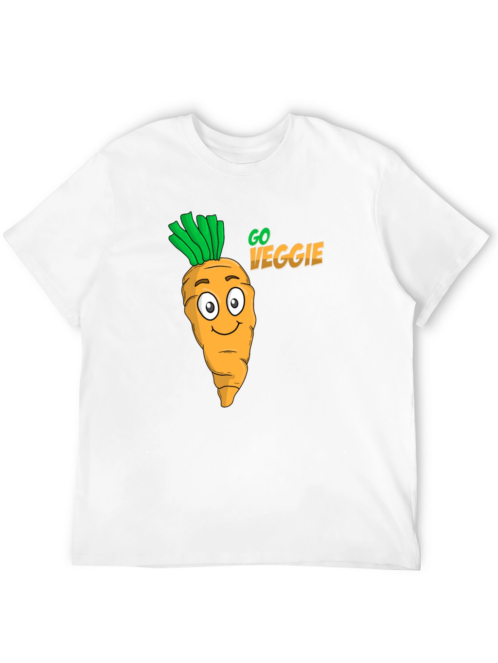 Go Veggie Black Graphic Tee