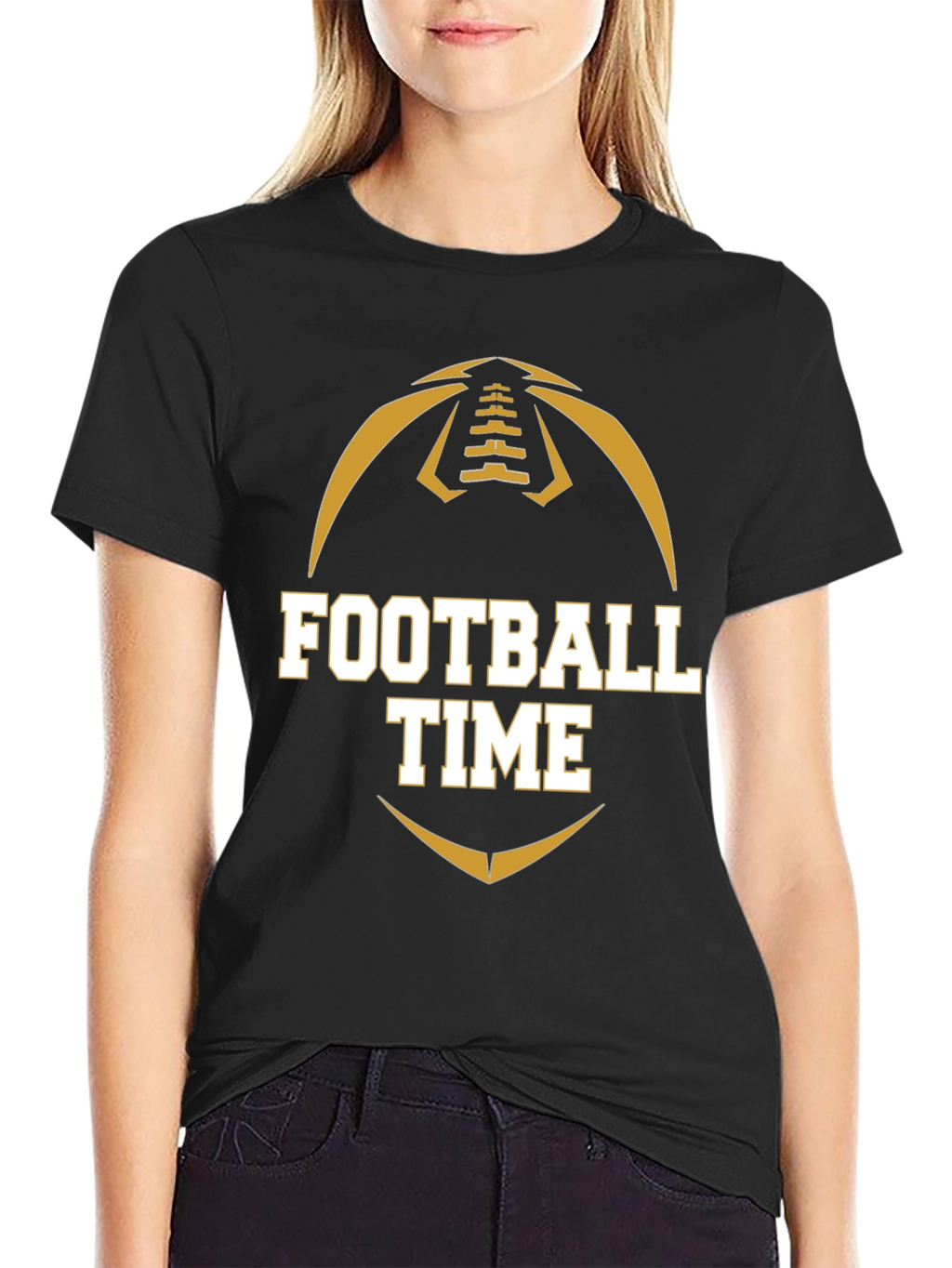 Football Time Graphic T-Shirt