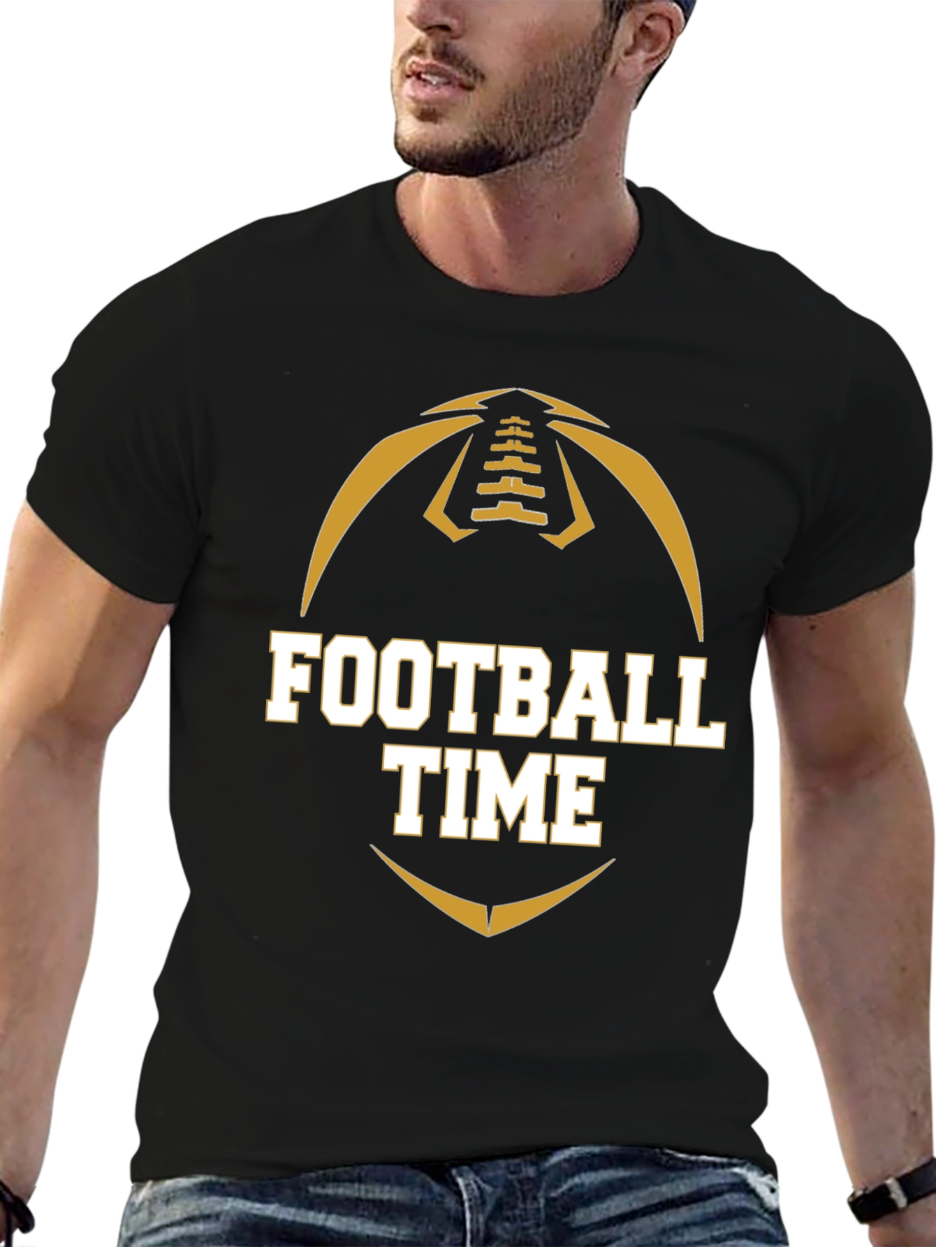 Football Time Graphic T-Shirt