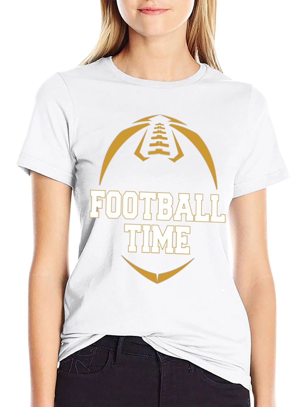 Football Time Graphic T-Shirt